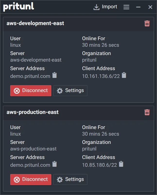 Pritunl Client Linux